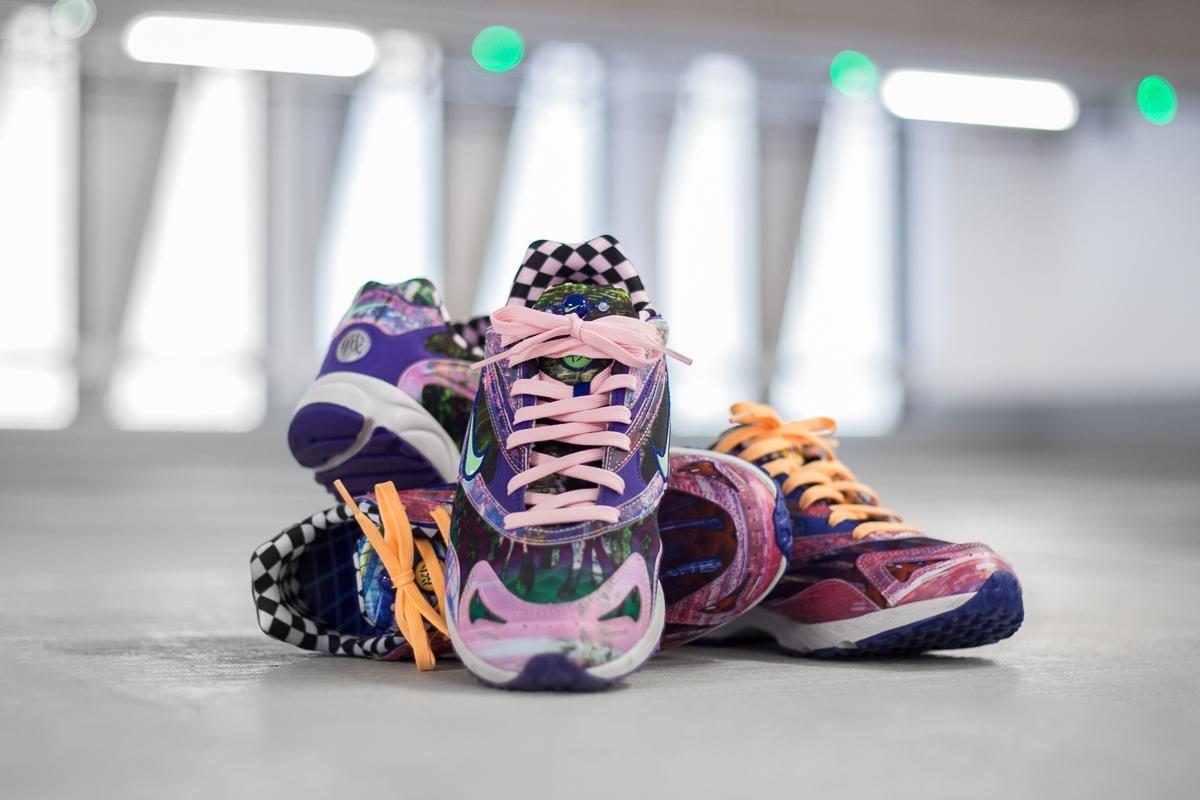 CONPE10 RETRO ND STRIPE × LUCKY SWALLOW Nike Zoom Streak Spectrum Plus PRM 